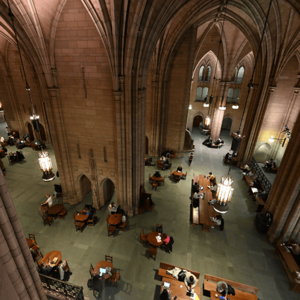 Inside of the Cathedral of Learning.